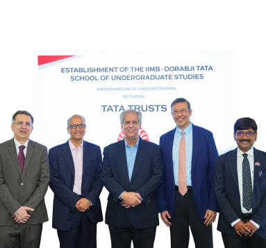 IIMB Dorabji Tata School of Undergraduate Studies