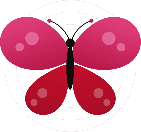 Butterfly representing the ripple effect of dementia