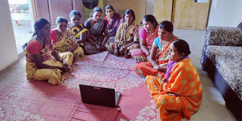 Goat management training for SHG members in Mukindpur village of Ner block in Yavatmal district.