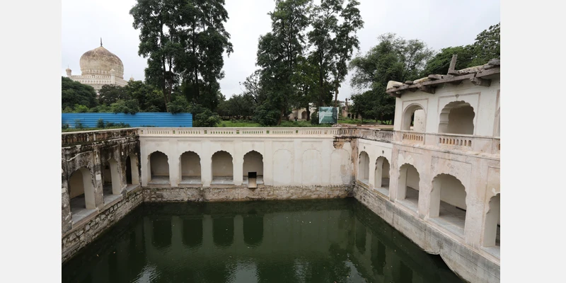 The Badi Baoli after conservation.